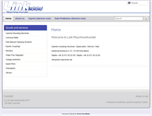 Tablet Screenshot of link-maschinen.de
